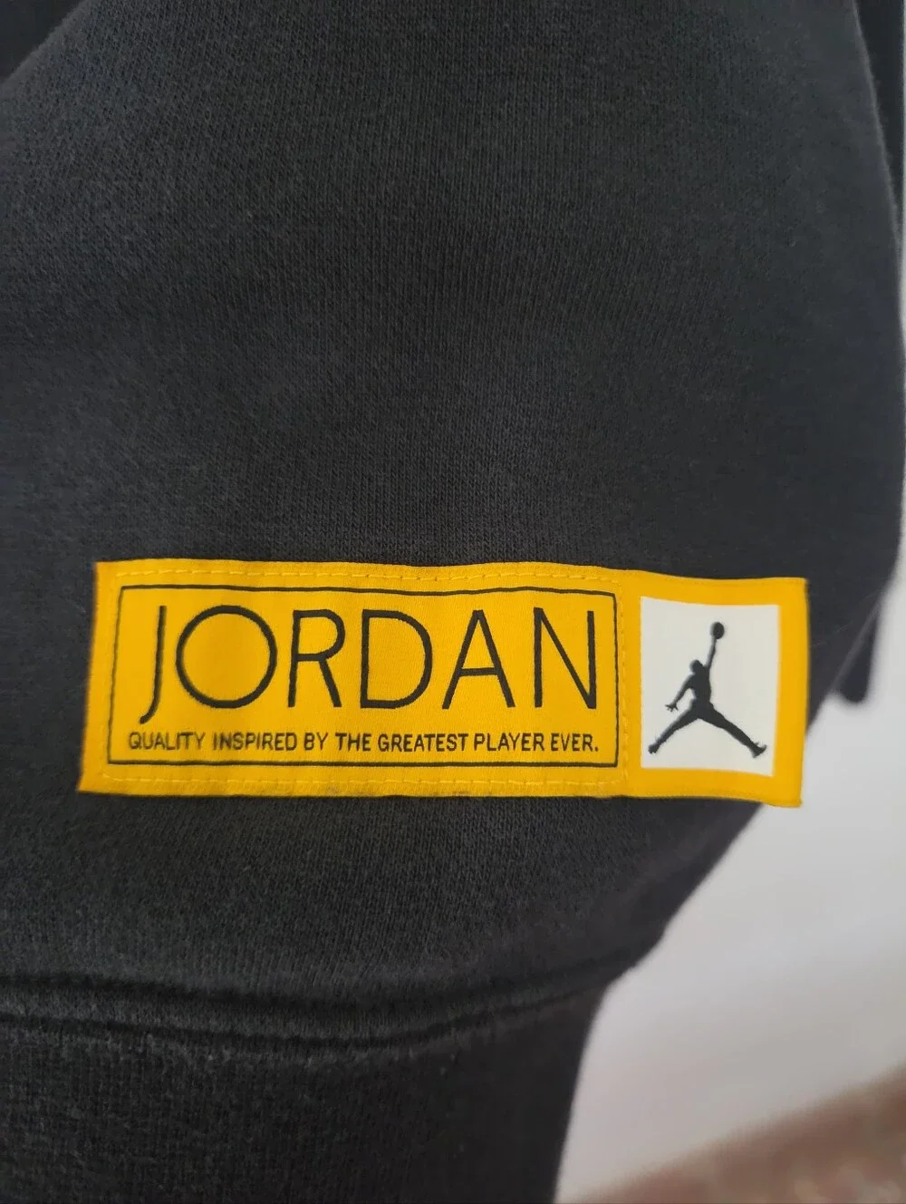 Jordan Men's Medium Black Cotton Blend Graphic Pullover Hoodie Jumpman